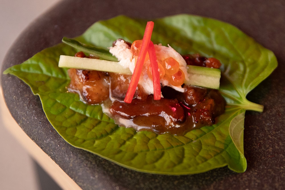 Betel leaf at Monsieur Chow Nobby Beach