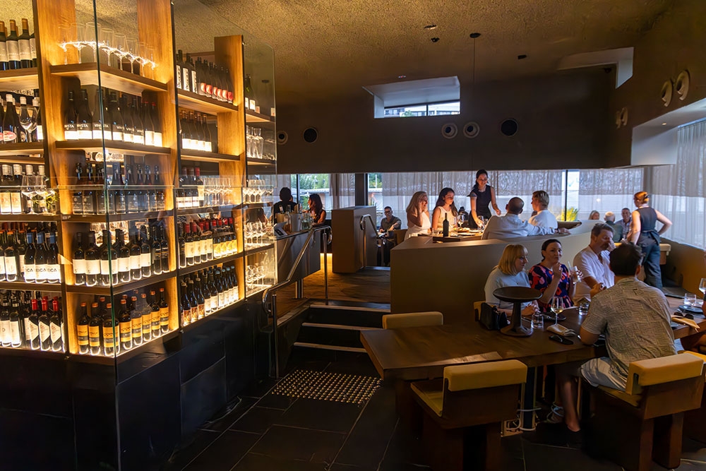 Wine cabinet at Norte 