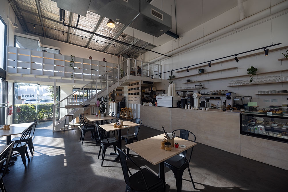 Interior space at Refinery Coffee