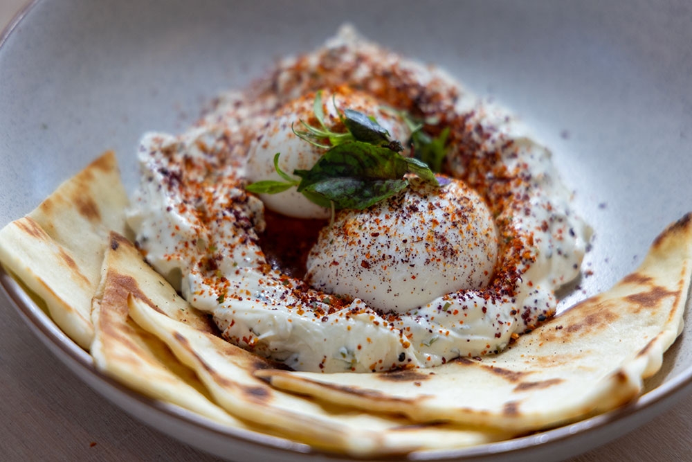 breakfast dish at Refinery Coffee