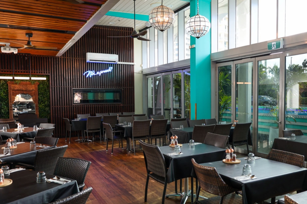 Interior dining room Surfers Paradise