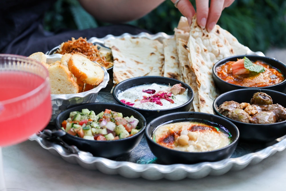 Dip selection at Shiraz Persian Restaurant + Bar