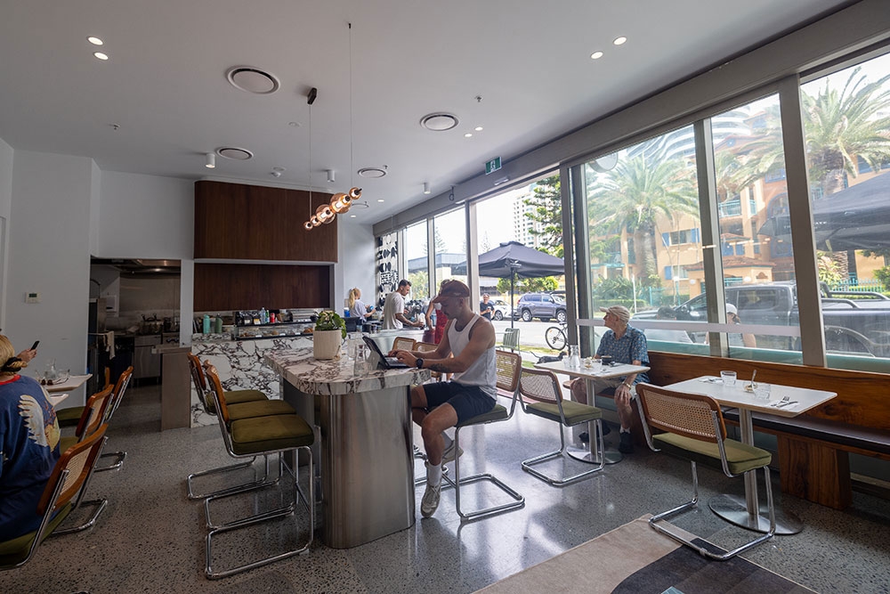 Interior view of Sonder Braodbeach