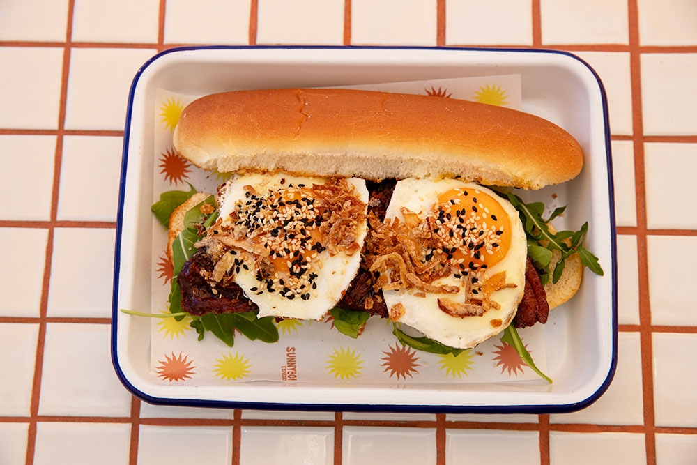 Sticky Pork Hoagie 