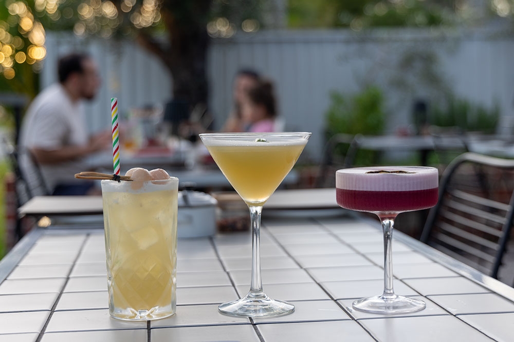 Drinks on table at T'amero Pizza Burleigh Waters