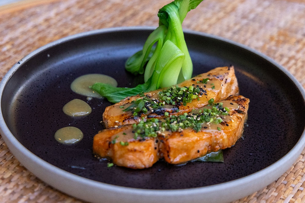 Salmon saikyo yaki at The House of Bamboo