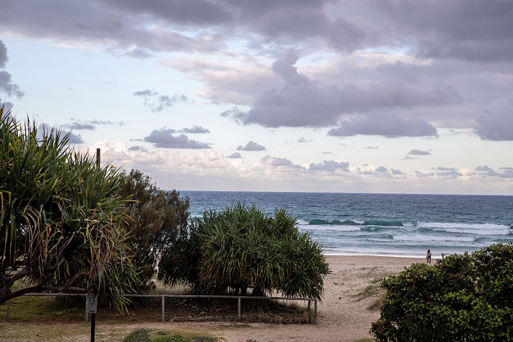 Beach view from Tommy's Italian