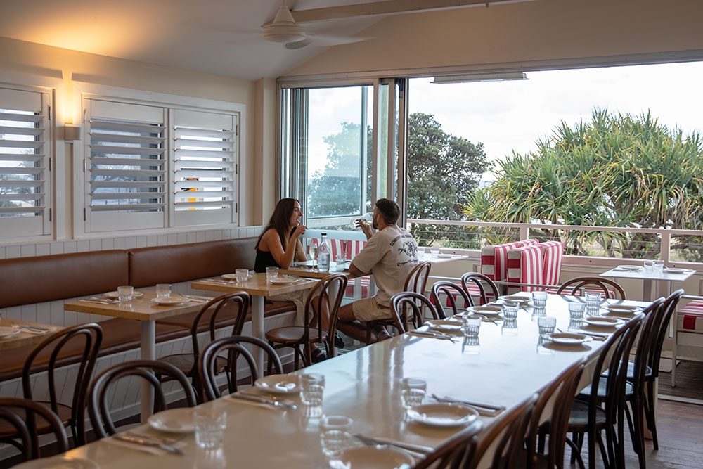 Upstairs seating at Tommy's Italian
