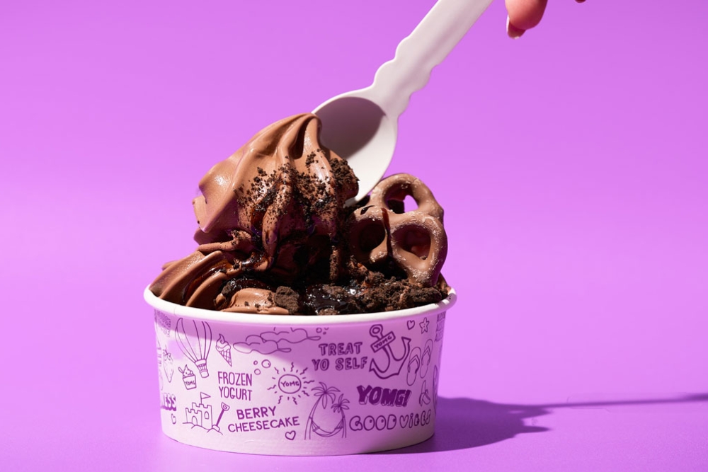 Yoghurt in cup YOMG