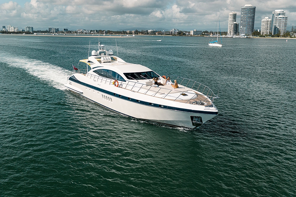 YOT Capri sailing at Broadwater Gold Coast