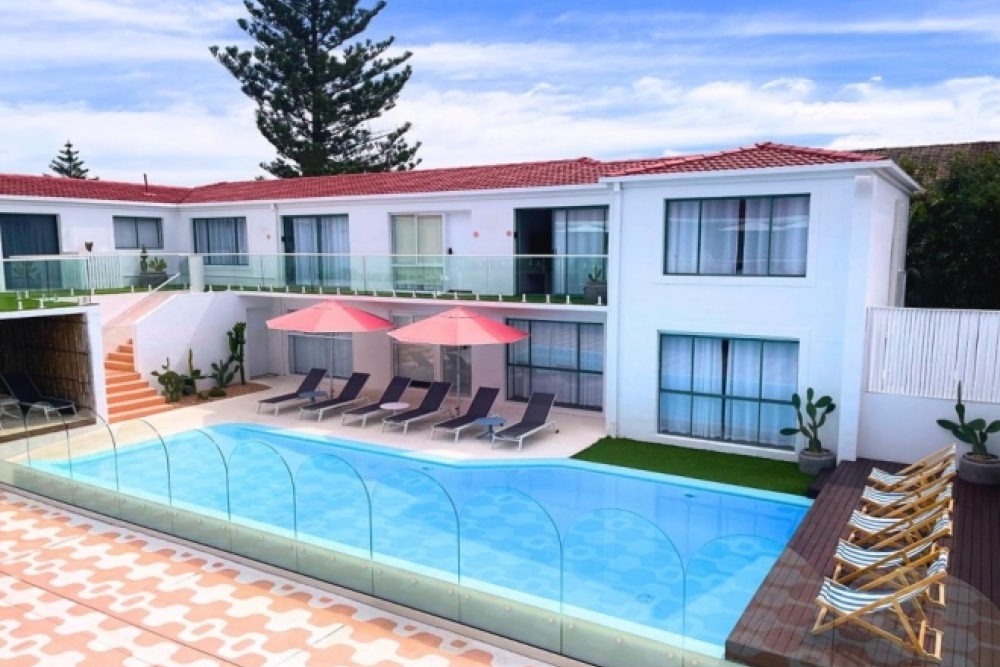 swimming pool at Tessa's on the Beach