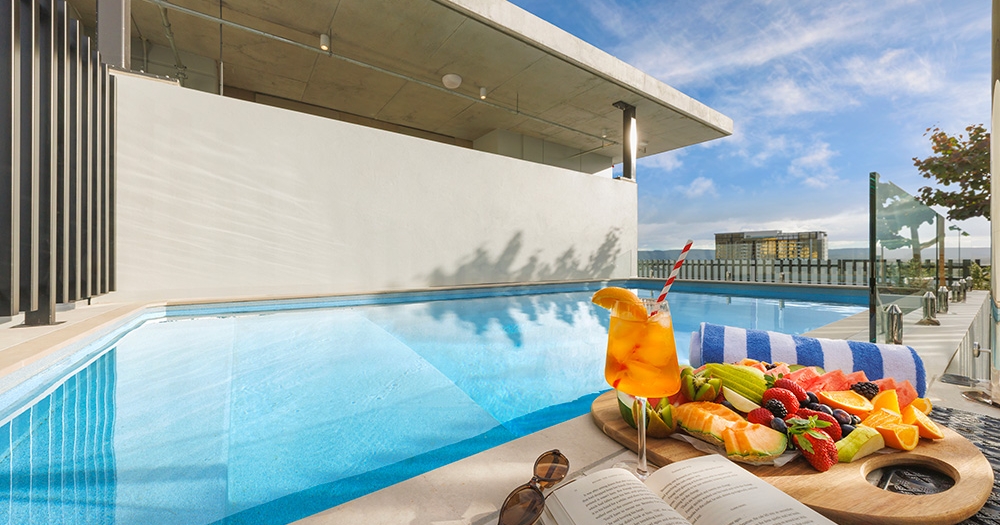 Rooftop pool