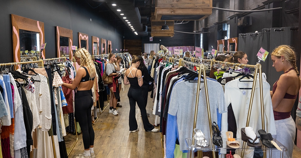 Interior of store
